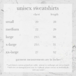 KMB Size Chart – Independent Tie Dye Sweatshirts PRM3500TD PRM4500TD